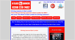 Desktop Screenshot of driving-lessons-east-london.com